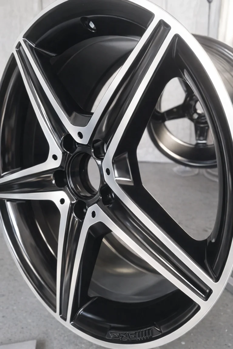 Piaskowanie felgi aluminiowej przed renowacją